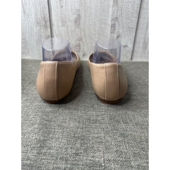 Naturalizer Womens Size 11 W Beige Leather Classic Flats Comfort Non Slip - Picture 3 of 9